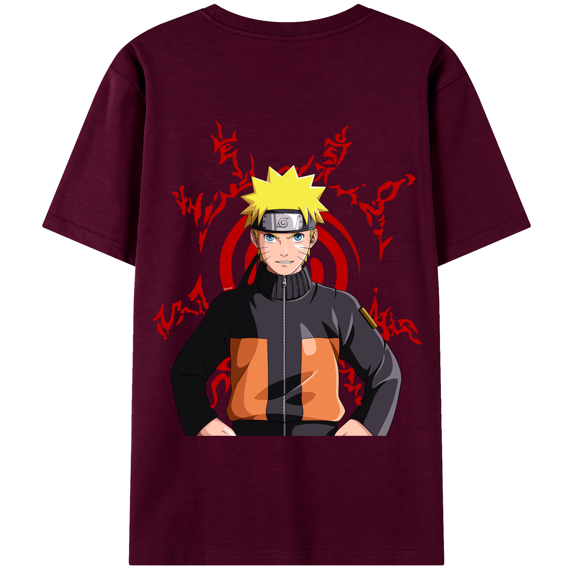 （画像用） NARUTO -ナルト- うずまき ナルト Uzumaki Naruto レディース半袖Tシャツ(バックプリント)